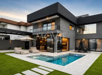 Casa · 568m² · 4 Quartos · 4 Vagas · Mansão Mobiliada no Monte Carlo Urbanova | 4 Suítes | Vista Permanente Para a Serra | Piscina Ilumin