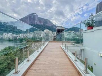 Apartamento · 166m² · 3 Quartos · 2 Vagas · 
                                Cobertura duplex à venda com vista deslumbrante na Lagoa.
         