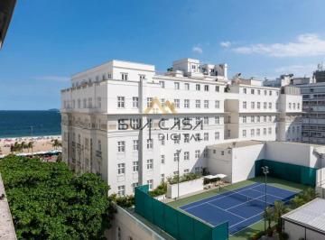 Apartamento · 244m² · 4 Quartos · 1 Vaga · LINDO APARTAMENTO COM VARANDA E VISTA MAR AO LADO DO COPACABANA PALACE