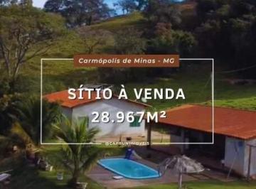 Rural · 28967m² · 4 Quartos · Sítio à venda no Bicudo, Carmópolis de Minas - MG
