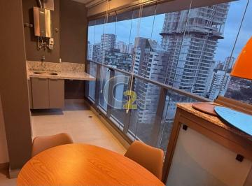 Apartamento · 38m² · 1 Quarto · 1 Vaga · Studio mobiliado para locação em Perdizes, 1 quarto, 1 vaga