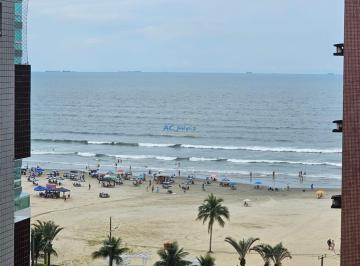 Apartamento · 88m² · 2 Quartos · 1 Vaga · Apartamento 2 dorms com Vista mar e Lazer Completo! 100mts da Praia!