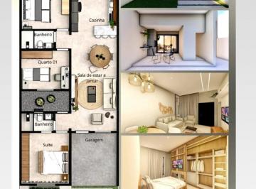 Casa · 118m² · 3 Quartos · 2 Vagas · OPORTUNIDADE | CASA NOVA À VENDA NO JARDIM BOURBON – FOZ DO IGUAÇU