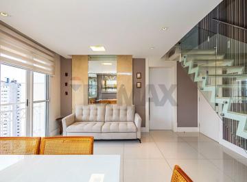 Apartamento · 91m² · 3 Quartos · 2 Vagas · Cobertura duplex à venda no Condomínio Felice Club, 3 quartos e 2 vagas de garagem no Água Verde-Cur