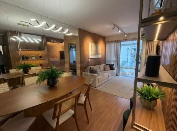 Apartamento · 83m² · 3 Quartos · 2 Vagas · Apartamento com 2 quartos, sendo 1 suíte, 1 banheiro social, 1 banheiro de serviço e varanda.- Estr