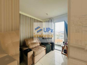 Apartamento · 49m² · 2 Quartos · 1 Vaga · Residencial Solar dos Nogueiras - Apartamento com 2 dorms, 49m², varanda e vaga no Recanto das Rosas