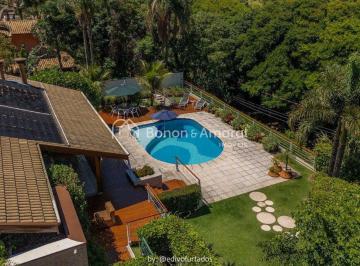 Casa · 390m² · 4 Quartos · 9 Vagas · Casa com 4 Suítes Para Locação no Condomínio Moinho de Vento - Valinhos SP