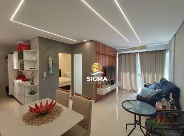 f106e67abdd8b75cec032ae7a121810ebad2caf4 · Apartamento com 1 dormitório para alugar, 61 m² por R$ 2.700,00/mês - Enseada - Guarujá/SP