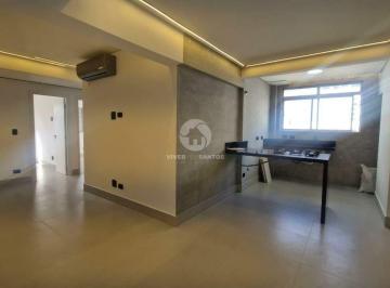 Apartamento · 74m² · 2 Quartos · 1 Vaga · Apartamento 2 Dormitórios, Suíte e Vista Livre na Ponta da Praia - Santos SP