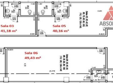 Comercial · 184m² · 3 Vagas · Sala Comercial para alugar em Vila Frezzarim de 184.00m² com 3 Garagens