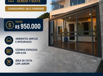 Casa de 3 quartos, Águas Claras · Casa à Venda em Arniqueiras - SHA CJ 05 - 3 Quartos sendo 1 Suíte - Condomínio Vale Parkway