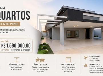 Casa de 4 quartos, Vicente Pires · Casa com 4 quartos em Vicente Pires, 800 m² de terreno à venda - Condomínio Residencial Jóquei.