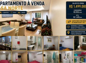 Apartamento de 4 quartos, Brasília · Apartamento à Venda na Asa Norte | 4 Quartos, Suíte, Mobiliado, Closet e 2 Vagas