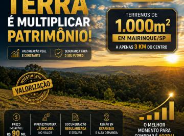 Terreno , Mairinque · A terra é limitada. As oportunidades também.