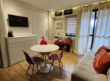 Apartamento · 37m² · 1 Quarto · 1 Vaga · Flat com ótimo preço no bairro Moema. Confira!