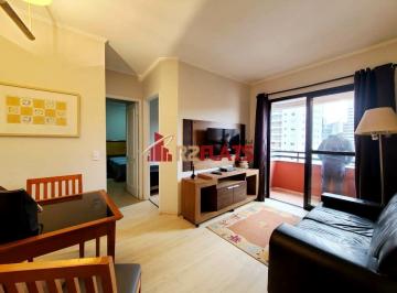 Apartamento · 43m² · 2 Quartos · 1 Vaga · Flat para morar ou investir em Berrini, com tudo perto e fácil de alugar!