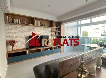 Apartamento · 80m² · 1 Quarto · 1 Vaga · Flat com ótimo preço no bairro Brooklin. Confira!