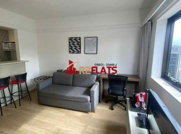 Apartamento · 35m² · 1 Quarto · 1 Vaga · Flat com ótimo preço no bairro Itaim Bibi. Confira!