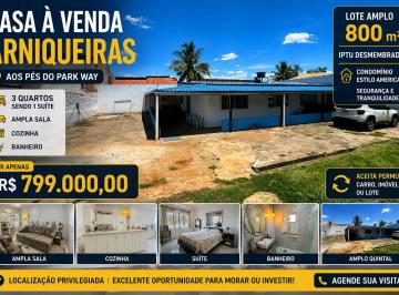 Casa de 3 quartos, Águas Claras · Oportunidade em Arniqueiras, Casa com 800m² aos Pés do Park Way e Aceita Permuta