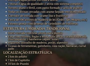 Rural de 4 quartos, Capitólio · Sítio 10 Hectares em Capitolio MG