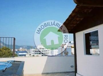 Apartamento · 180m² · 2 Vagas · Cobertura de Luxo com 3 quartos e 180m² na Freguesia (Jacarepaguá) - Rio de Janeiro-RJ