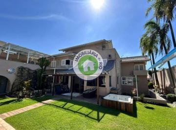 Casa · 720m² · 4 Vagas · Casa de Luxo em Condomínio na Barra da Tijuca, Rio de Janeiro - 5 Quartos, 3 Suítes, 3 Salas - Impe…