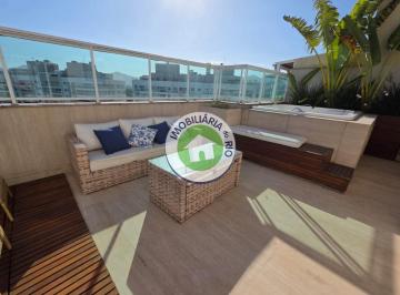 Apartamento · 131m² · 2 Vagas · Cobertura duplex à venda no Recreio dos Bandeirantes, Rio de Janeiro-RJ: 3 quartos, 1 suíte, 131m²,…