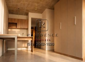 Foto 01 · Aluguel de Apartamento de 1 Quarto no Bairro Rio Branco, Porto Alegre-RS - 30m² de Conforto e Elegân