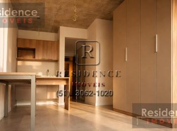 Foto 01 · Aluguel de Apartamento de 1 Quarto no Bairro Rio Branco, Porto Alegre-RS - 30m² de Conforto e Elegân