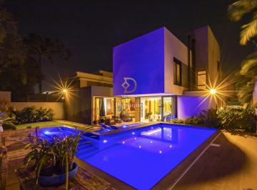 Casa · 396m² · 4 Quartos · 6 Vagas · CASA EM CONDOMÍNIO À VENDA – MOBILIADA, 4 SUÍTES,