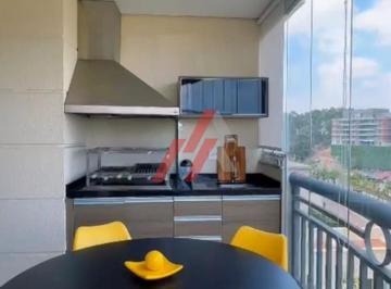 Foto 01 · Apartamento de Luxo em Tamboré, Santana de Parnaíba-SP: 2 Quartos, 2 Suítes, 2 Salas e 100m² de Área