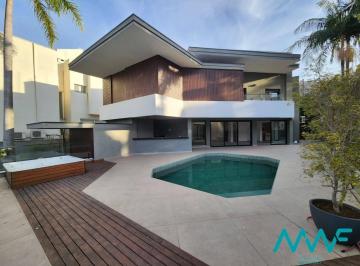 Casa · 600m² · 4 Quartos · 8 Vagas · Alphaville Zero - Casa Nova e Moderna - Estuda Permuta