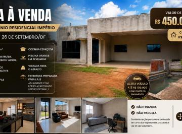 Casa de 4 quartos, Vicente Pires · Casa 4 Quartos 2 Suítes Piscina Lote 584m² Condomínio Residencial Império 26 de Setembro