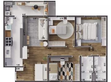 Apartamento · 82m² · 3 Quartos · 2 Vagas · HM MAXI LIMEIRA - APARTAMENTO 03 DORMITÓRIOS EM LIMEIRA.