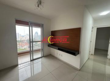 Apartamento · 57m² · 2 Quartos · 1 Vaga · Apartamento com 2 quartos, sendo 1 suíte para alugar, 57m² - Gopoúva - Guarulhos/SP, R$ 2.550,00