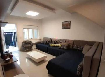 Sala de estar · Sobrado com 3 dormitórios à venda, 117 m² por R$ 1.150.000,00 - Nova Petrópolis - São Bernardo do Ca