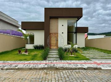 Casa · 110m² · 3 Quartos · 2 Vagas · Casa Moderna à Venda no Condomínio EcoPlace – Ubatiba, Maricá/RJ