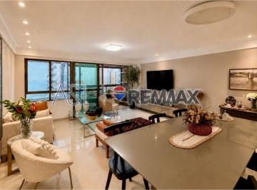 Apartamento · 128m² · 3 Quartos · Edf. Vinicius de Moraes | 128m² no 2º Jardim de Boa Viagem, Vista Mar, 3 Quartos, Suíte e 2 Vagas