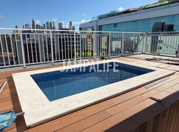 Apartamento · 125m² · 2 Quartos · 1 Vaga · Cobertura duplex, 100m do busto de Tamandaré!