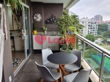Apartamento · 76m² · 1 Quarto · 1 Vaga · Barra da Tijuca 76m2 com varanda Infraestrutura de Resort e 1 vaga