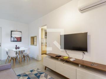 Sobre o imóvel: tem armarios no quarto, sala e cozinha, possui piscina. churrasq · Apartamento para Aluguel - Itaim Bibi, 1 Quarto,  45 m² - São Paulo