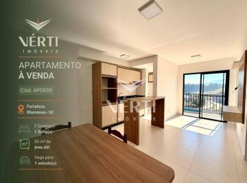 d4b6d63a71c528cbed9c85891ee2ba77b6a415ba · Apartamento com 2 dormitórios à venda, 59 m² por R$ 480.000,00 - Fortaleza - Blumenau/SC