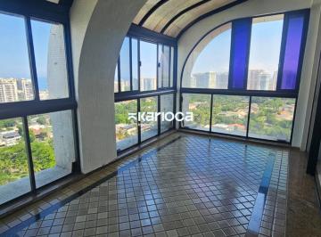 Apartamento · 200m² · 3 Quartos · 2 Vagas · Cobertura Duplex para locação na Barra da Tijuca, Condomínio Mediterraneo