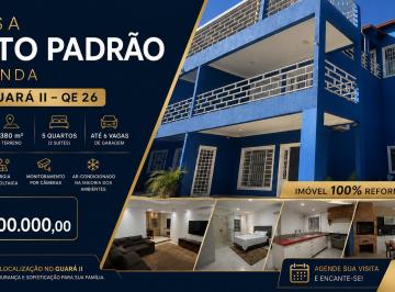 Casa de 5 quartos, Guará · Casa Alto Padrão Guará II QE 26 | 500m² | 5 Quartos | Suíte Master | Energia Solar