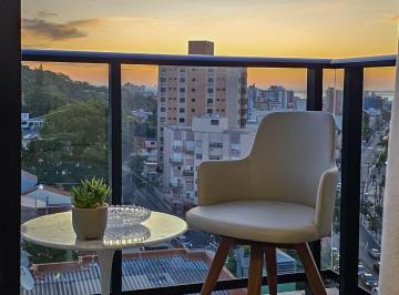 Apartamento · 43m² · 1 Quarto · 1 Vaga · Apartamento completamente mobiliado e decorado, sacada, churrasqueira e vaga, co