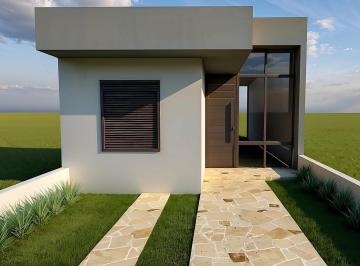 Casa · 69m² · 2 Quartos · 2 Vagas · Casa nova térrea 2 dormitórios com suíte e pátio - em construção.