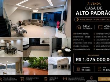 Casa de 5 quartos, Águas Claras · Casa Alto Padrão à Venda em Arniqueira Vereda da Cruz | 5 Quartos | 3 Suítes | 342m² Reformada