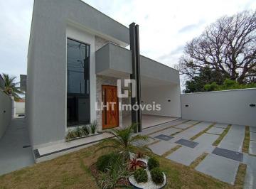Comercial · 141m² · 3 Quartos · LUXO E MODERNIDADE EM ITAIPUAÇU! Casa Alto Padrão 3 Quartos (Suíte Master c/ Closet), Piscina e Gour