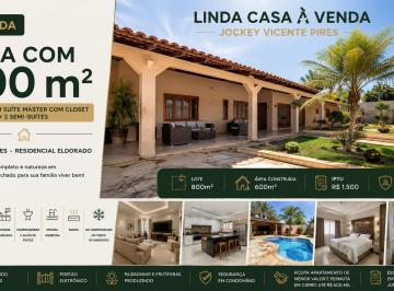 Casa de 4 quartos, Vicente Pires · Casa 4 Quartos à Venda em Vicente Pires Jockey | Lote 800m² | Piscina Aquecida | Aceita Troca
