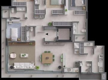 Apartamento de 4 quartos, Brasília · 4 suítes no Park Sul - 3 vagas e depósito - Villa Bianco